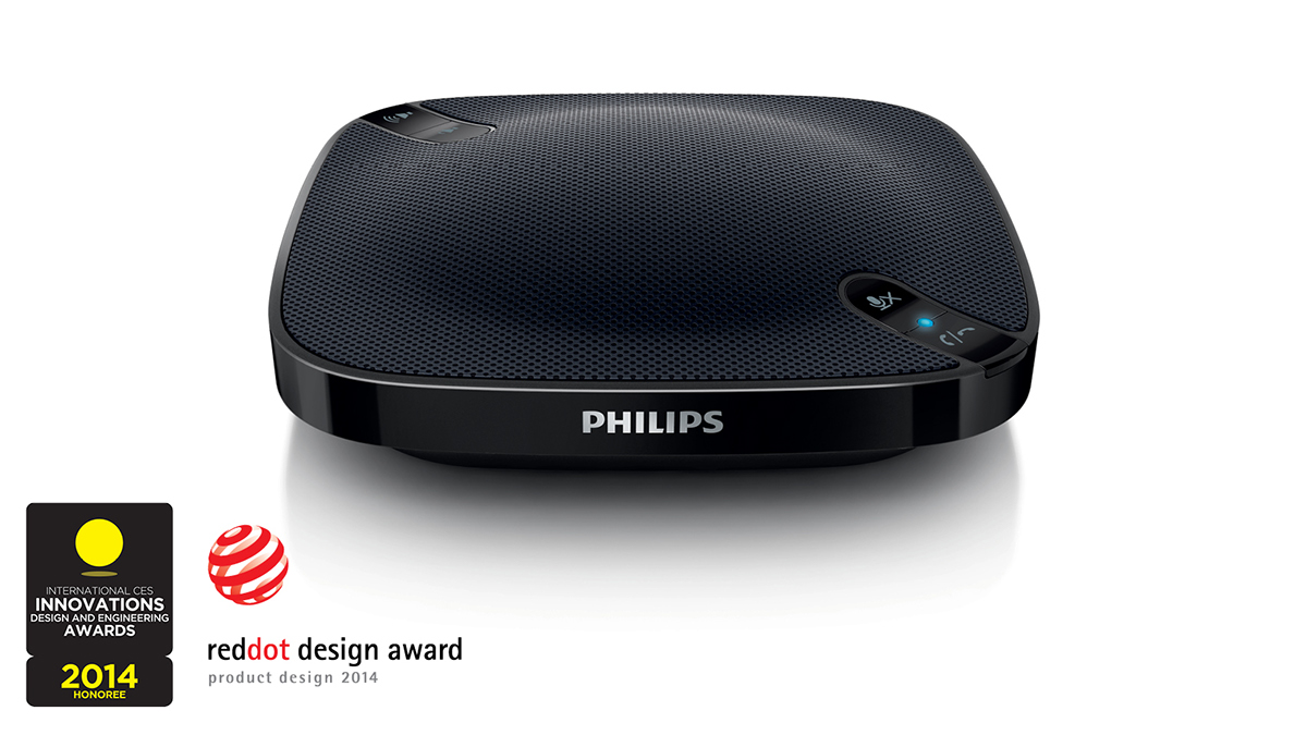 Bluetooth，Conference speaker，philips，2014 red dot award，Philips，