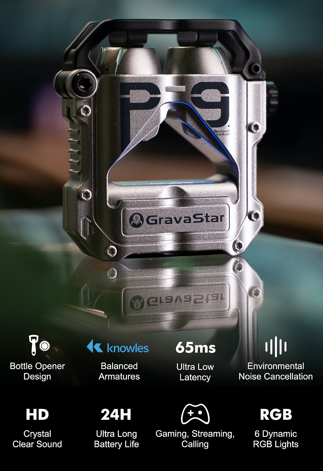 GRAVASTAR SIRIUS PRO，Earplugs，Metal，
