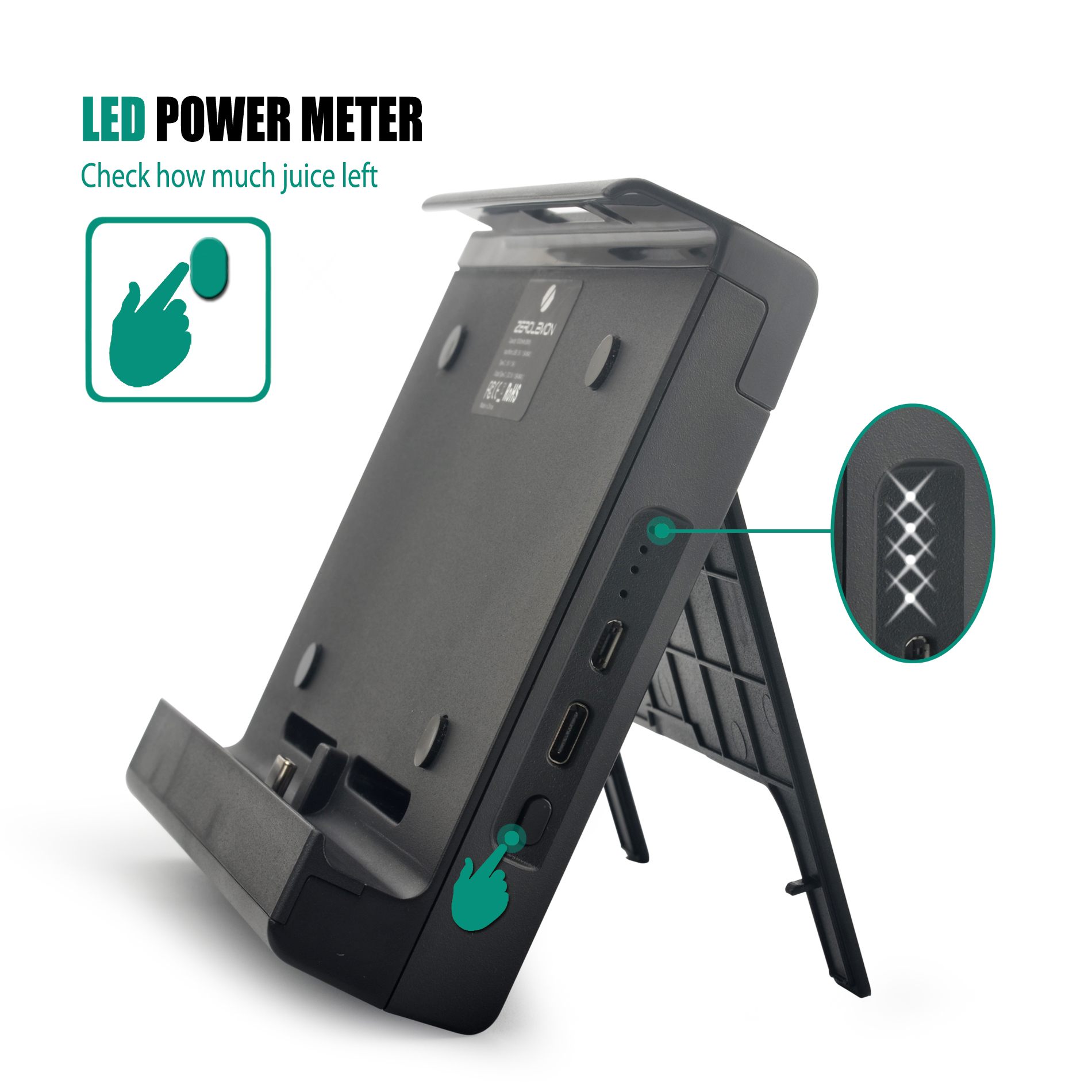 portable source，Back clip battery，