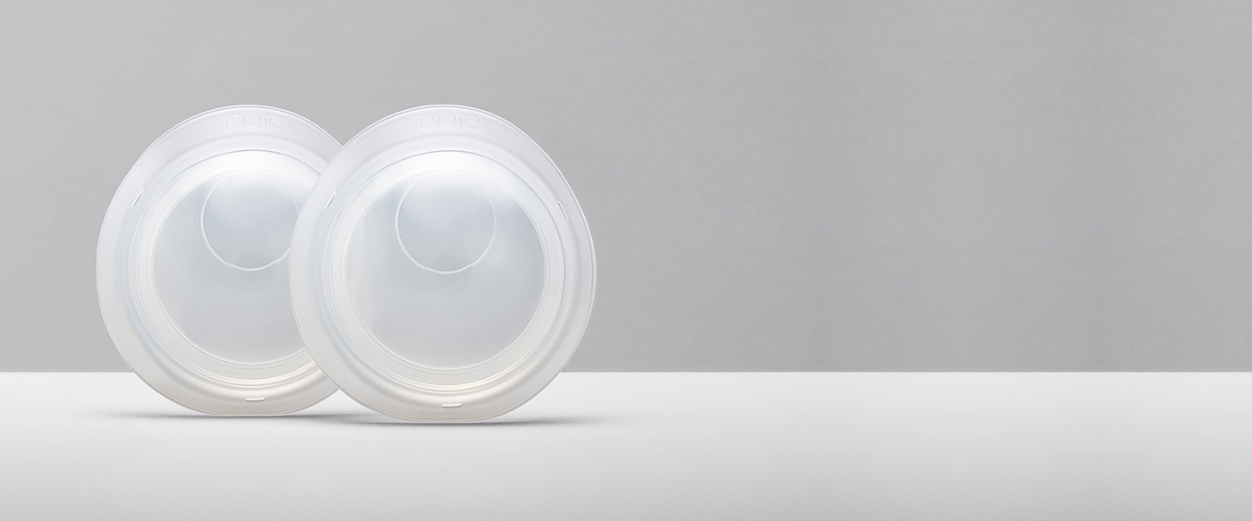 2021 red dot product design award，Elvie Catch，Breast milk collection cup，