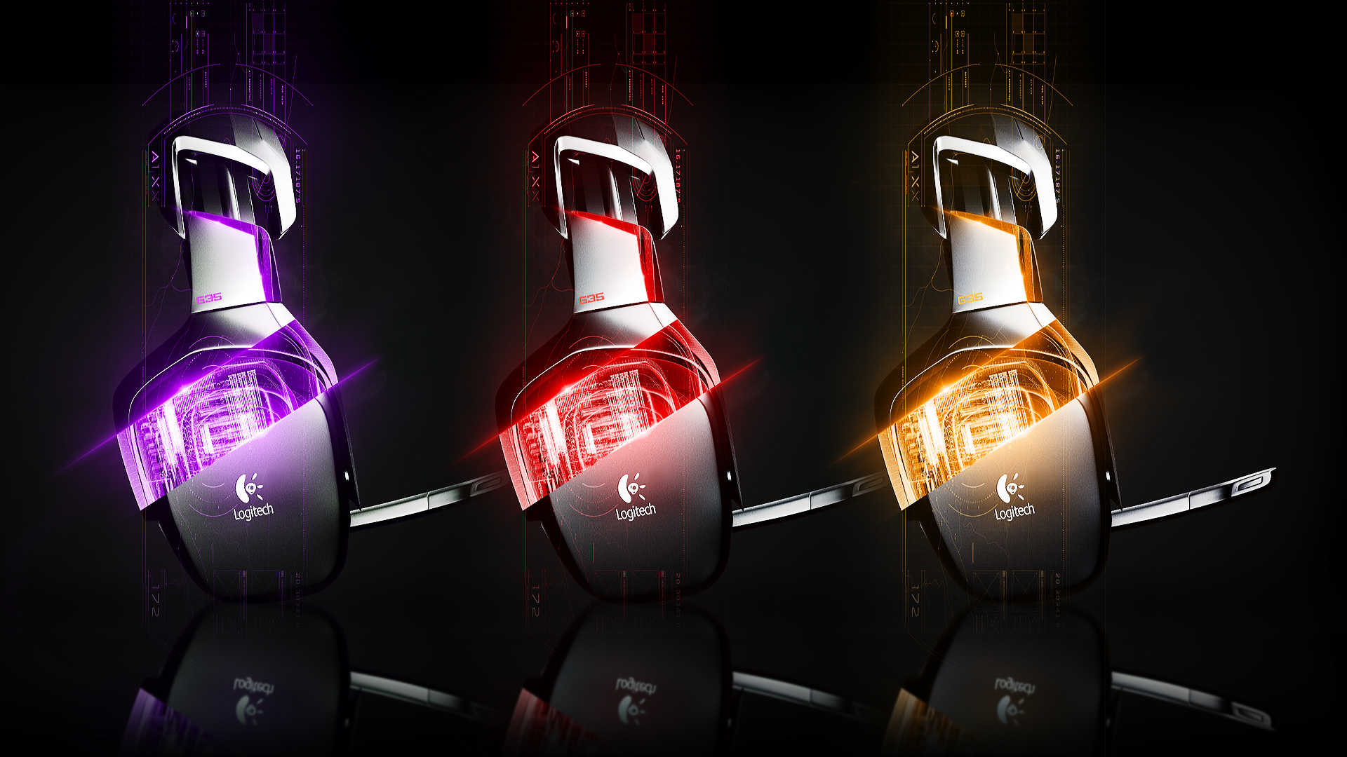 Electronics，Render，X-ray，Cool，Game headset，Logitech，