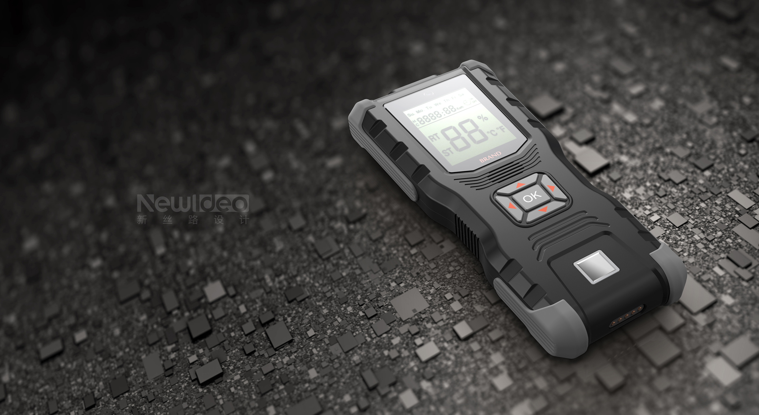 Professional equipment，ID design，Appearance design，Handheld terminal，Tough，