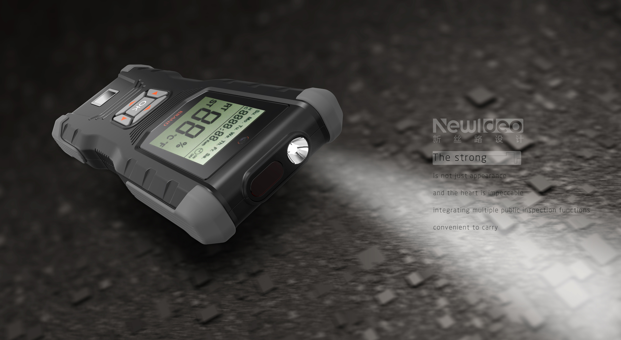 Professional equipment，ID design，Appearance design，Handheld terminal，Tough，