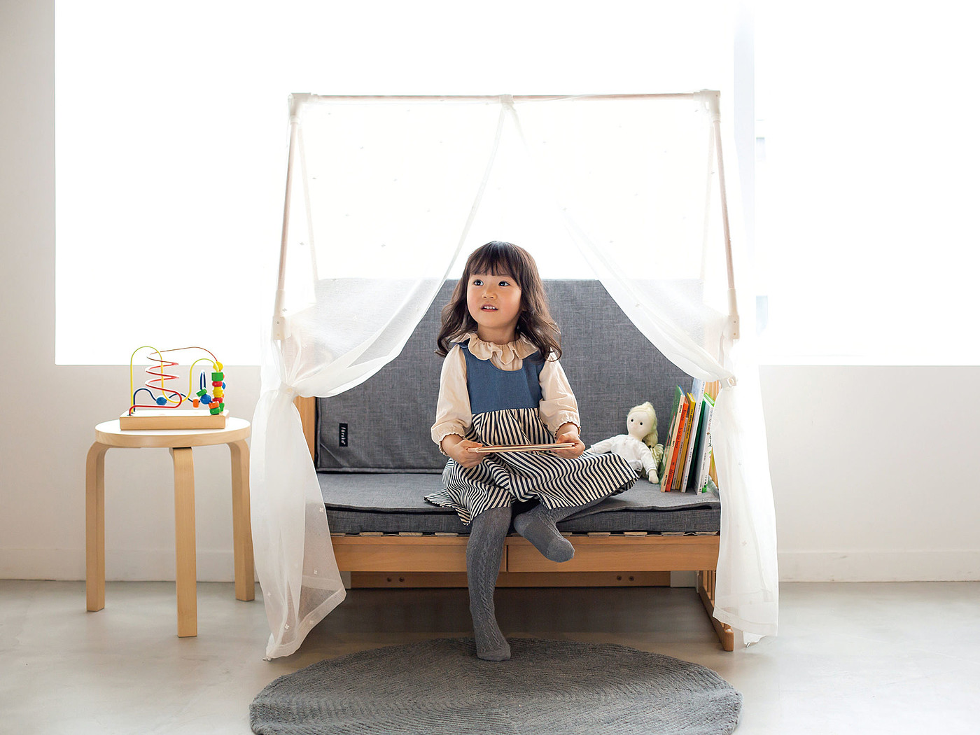 2021 red dot product design award，fresh，Baby bed，