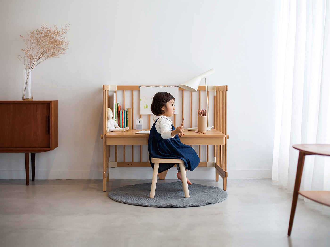 2021 red dot product design award，fresh，Baby bed，