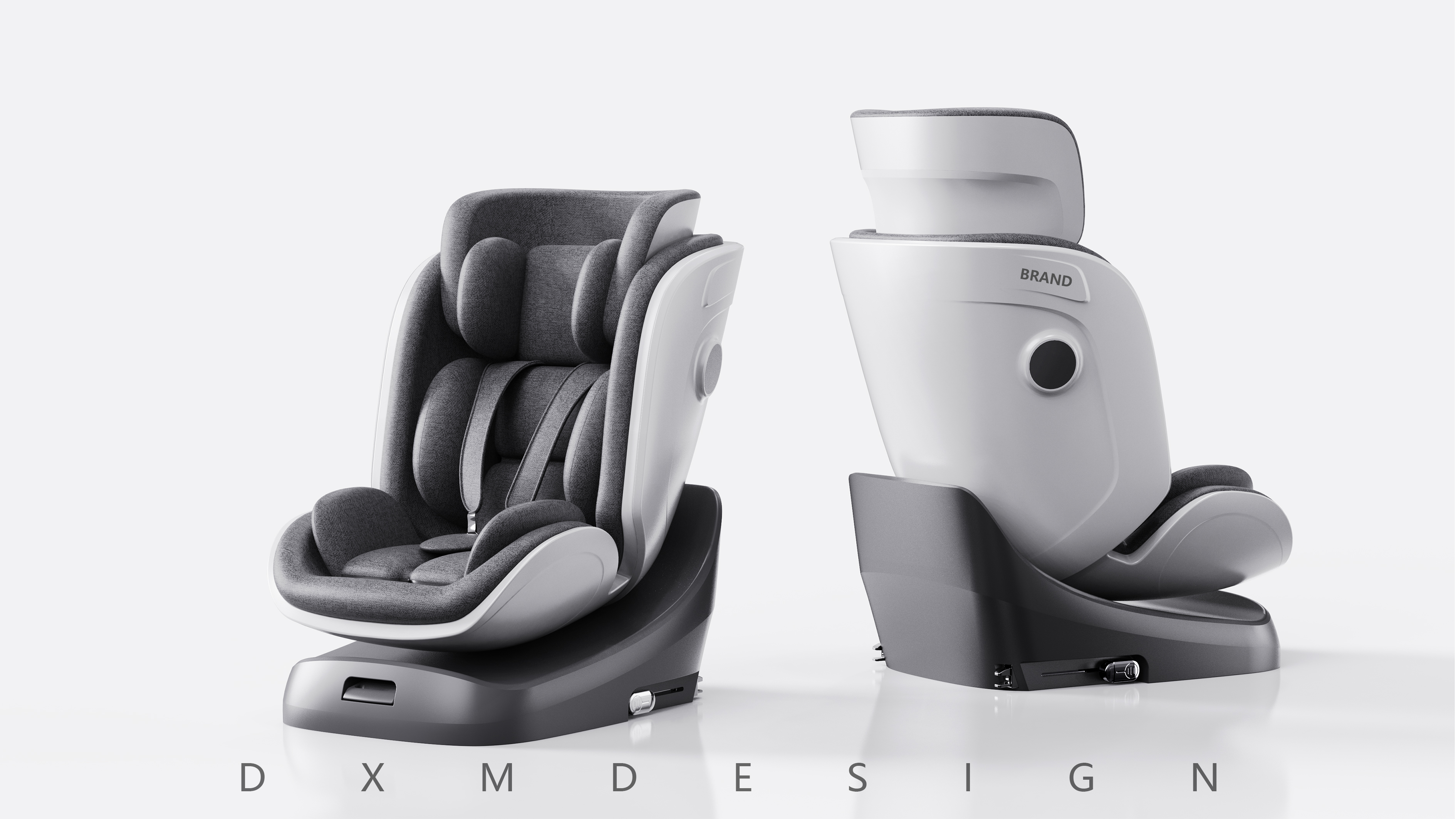 Point line surface design / industrial design / child safety seat，