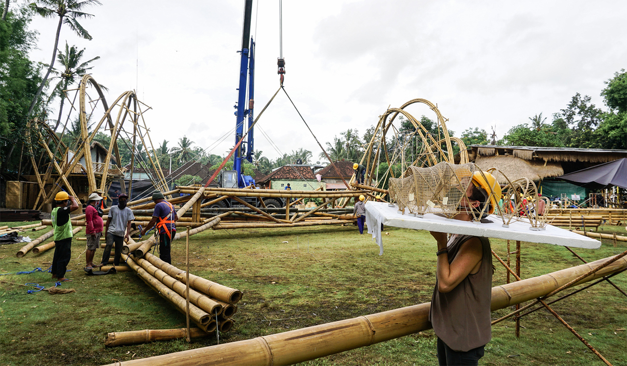 Bali，Bamboo，Architecture，