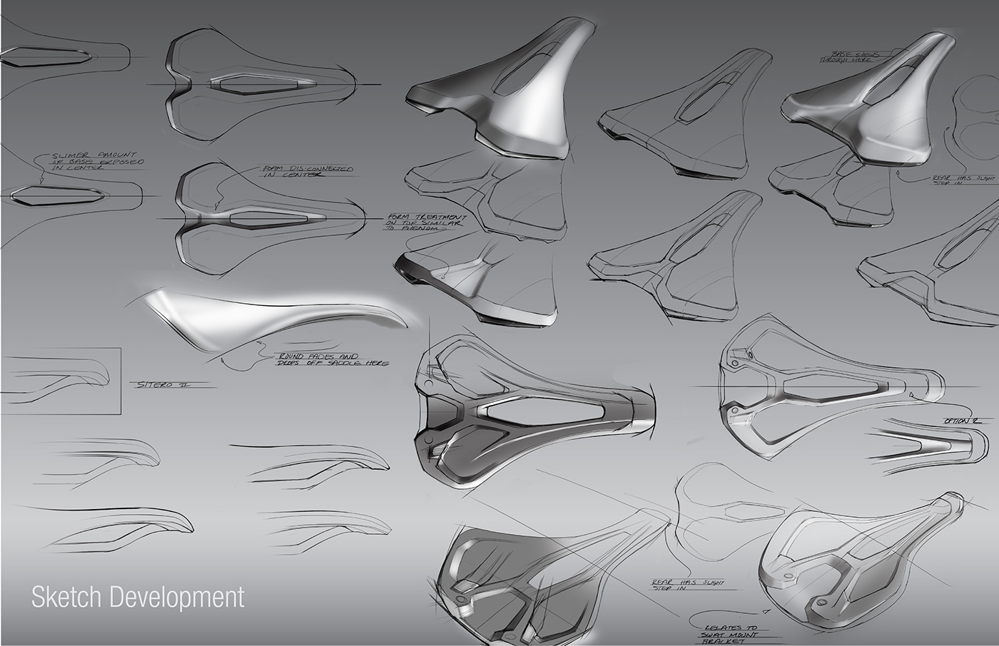 ROMIN EVO，lightning，Bicycle，cushion，Saddle，