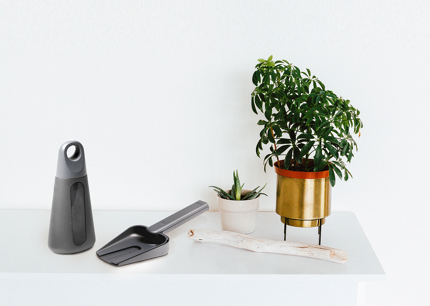 Gardening shovel，Tool design，Shovel，bottle，watering，