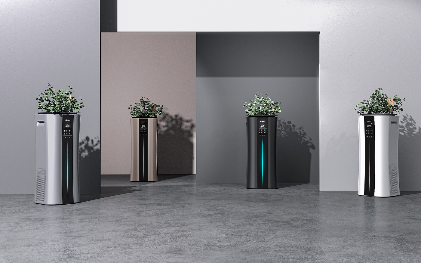 Household appliances，industrial design，air cleaner，product design，