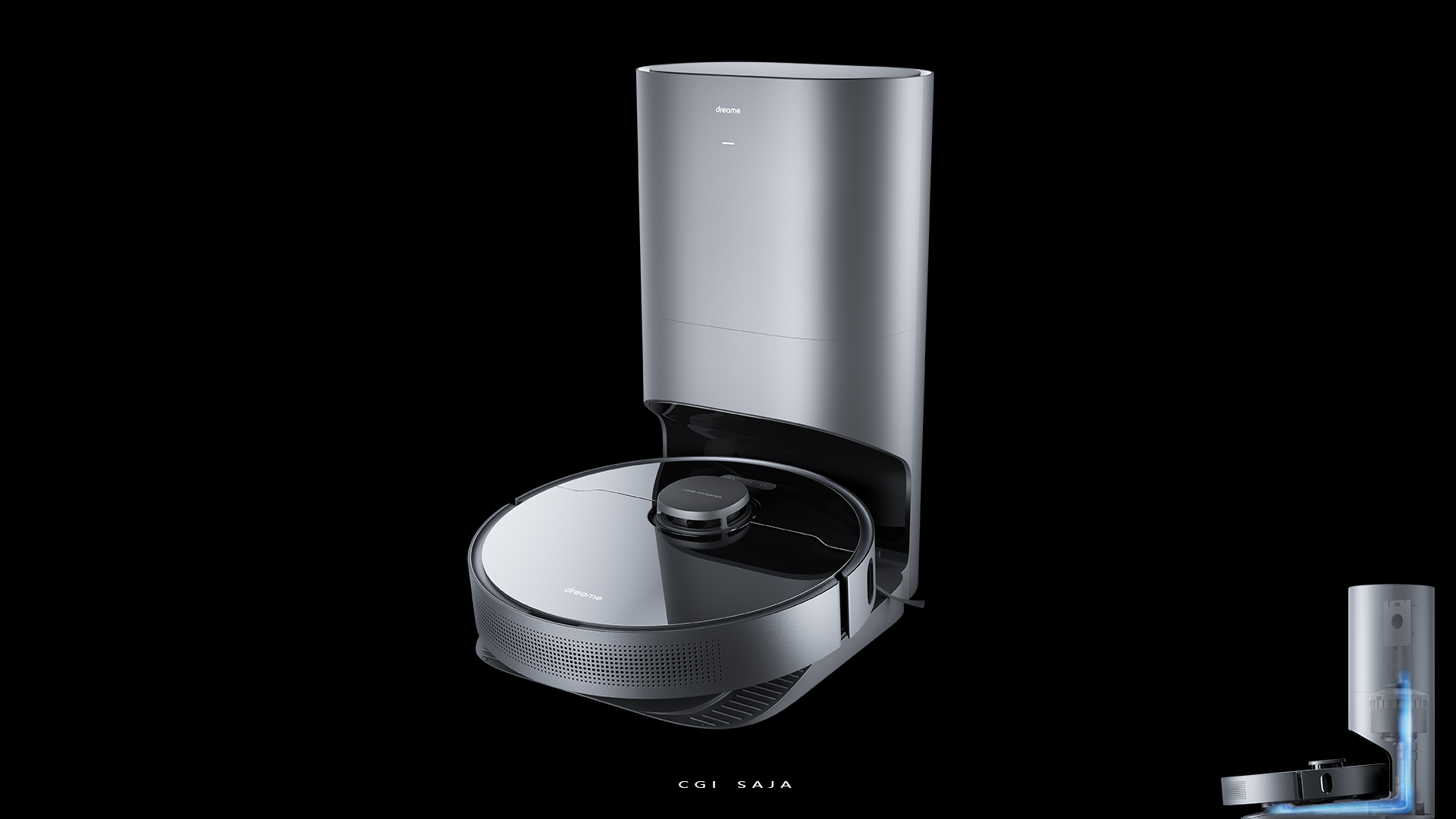 Washing machine，sweeping machine，Product rendering，cgi，