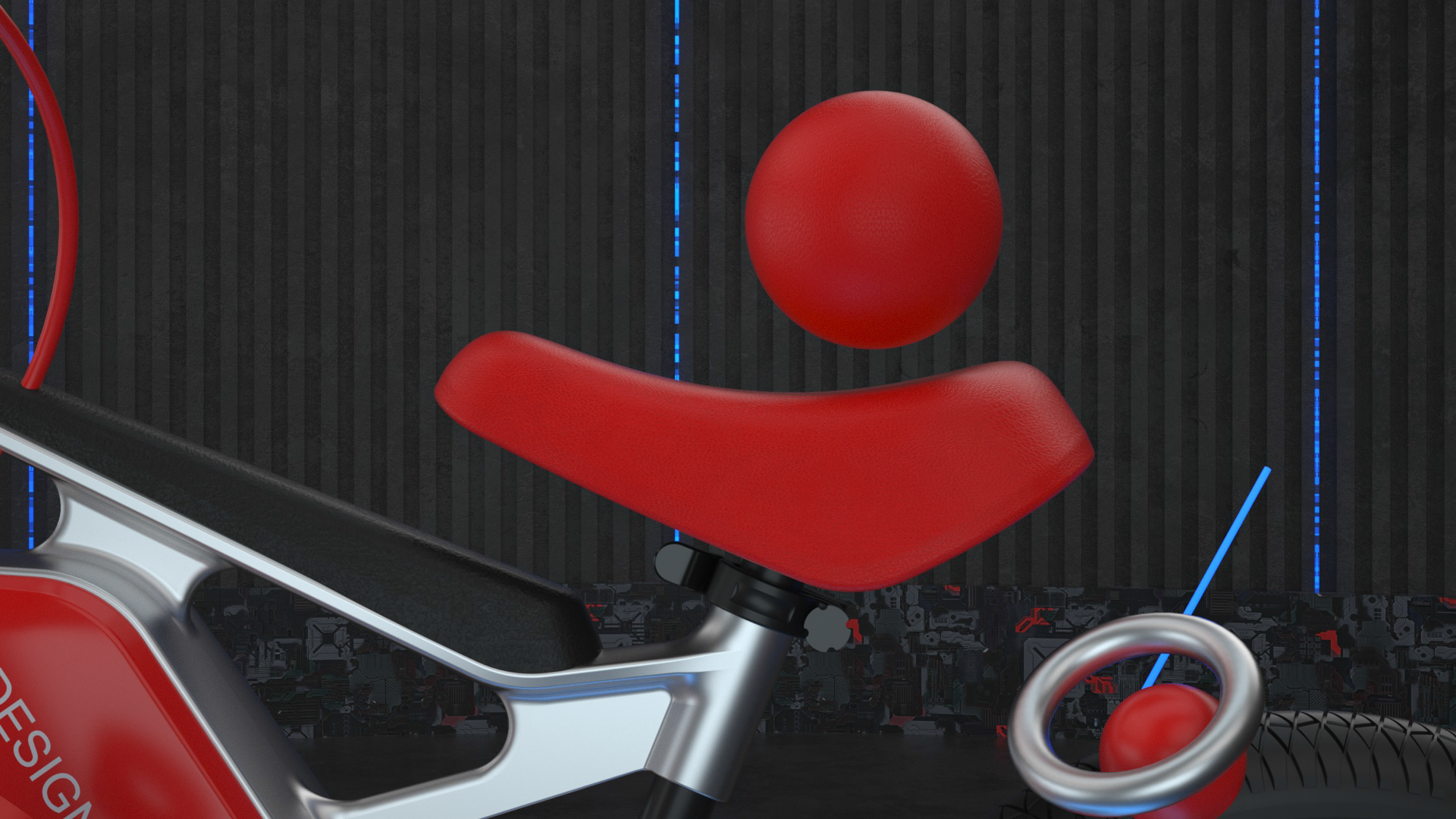 Video animation，3D display，Children's power assisted scooter，Creative video，Sense of science and technology，