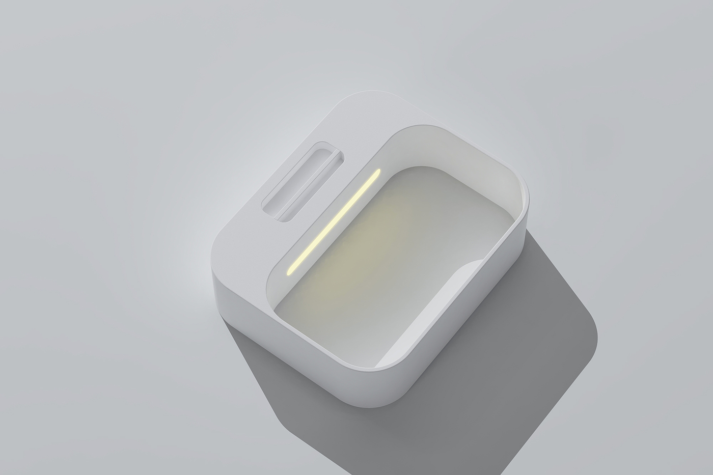 Night light，Minimalist，Pure white，