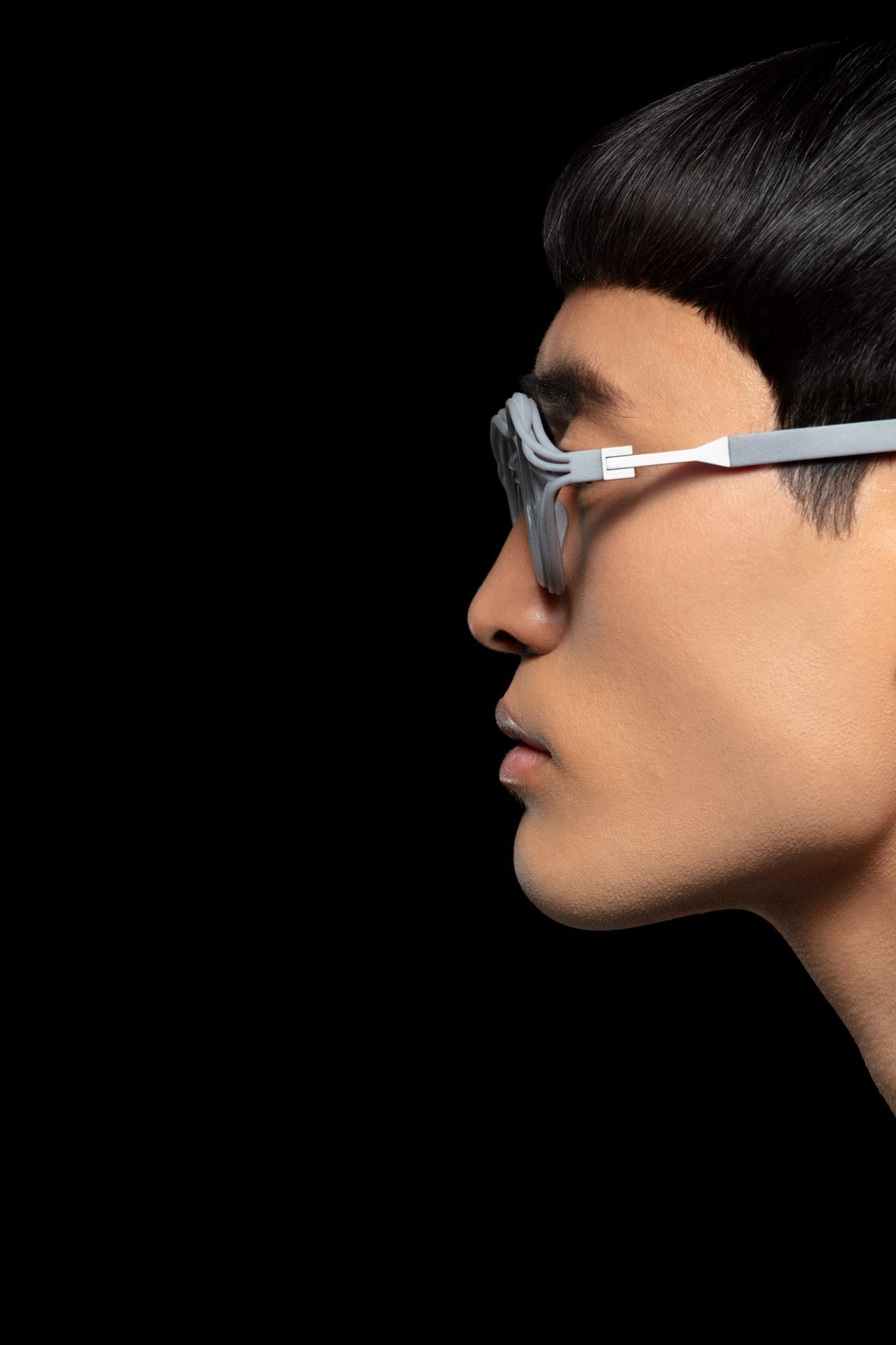 3D printing，VR glasses，fashion，Castor bean，gules，