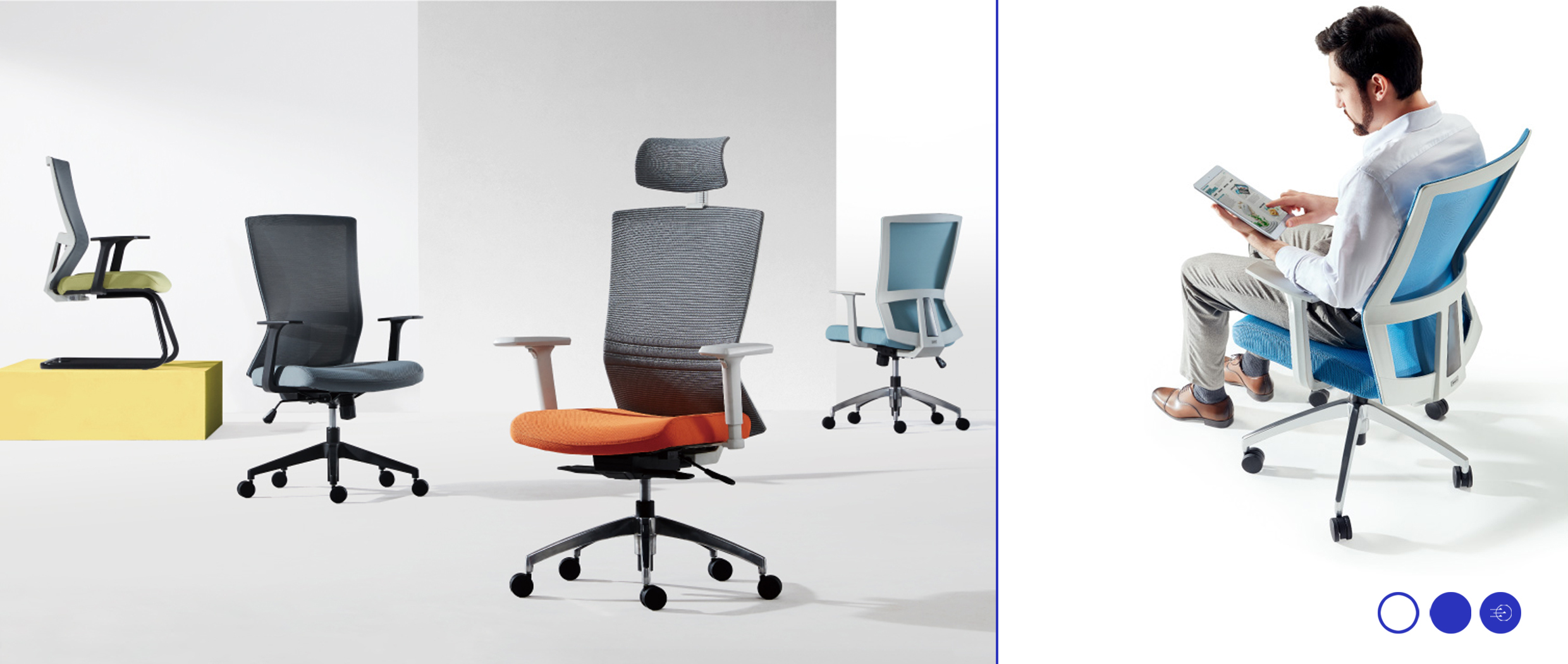 Office furniture design，Mesh chair，Ergonomics，Design case，Original design，