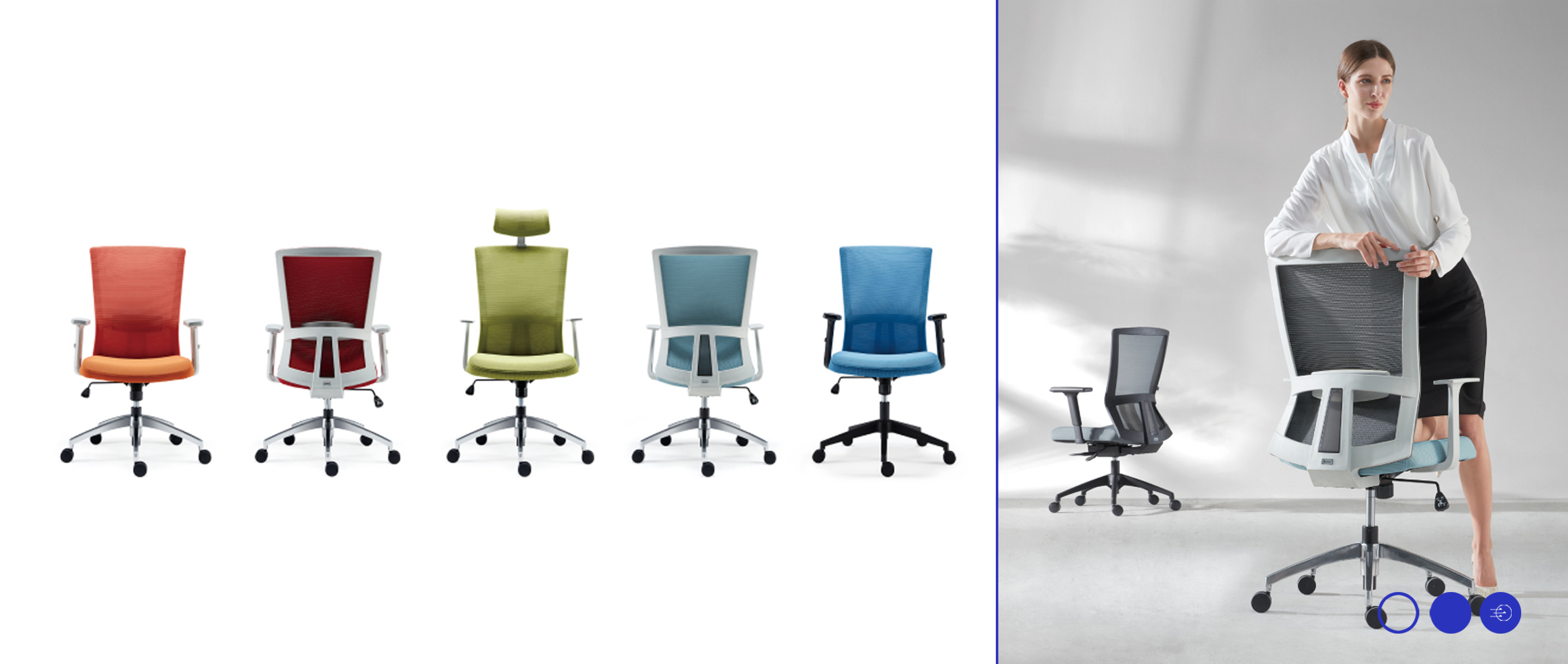 Office furniture design，Mesh chair，Ergonomics，Design case，Original design，