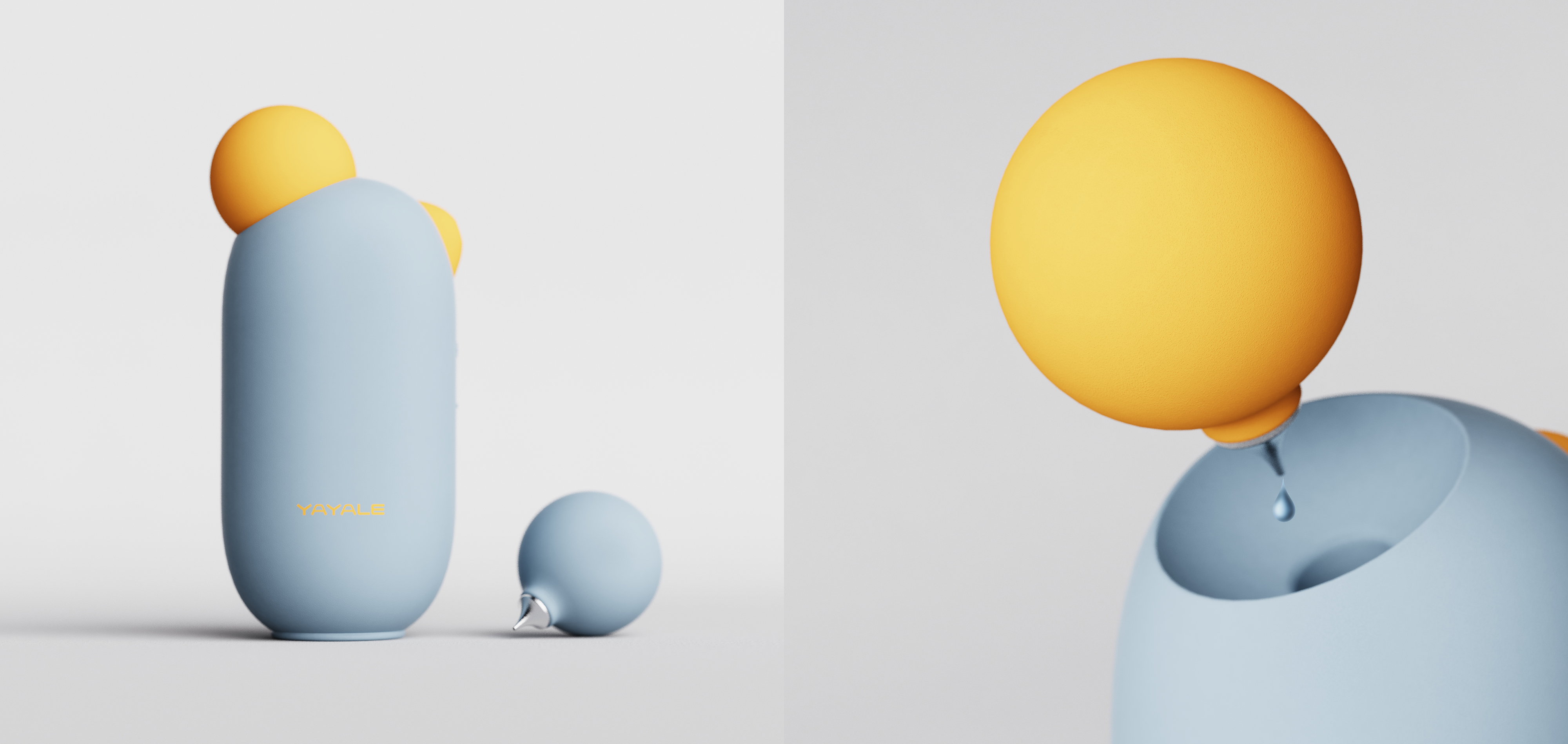 Personal care products，Sprouting beans begin to bloom，Soft silicone material，cmf，young，Xiaoming Sugar Design，XMTDESIGN，