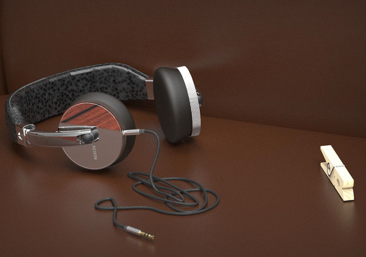 Silver Black，nixon，headset，modeling，