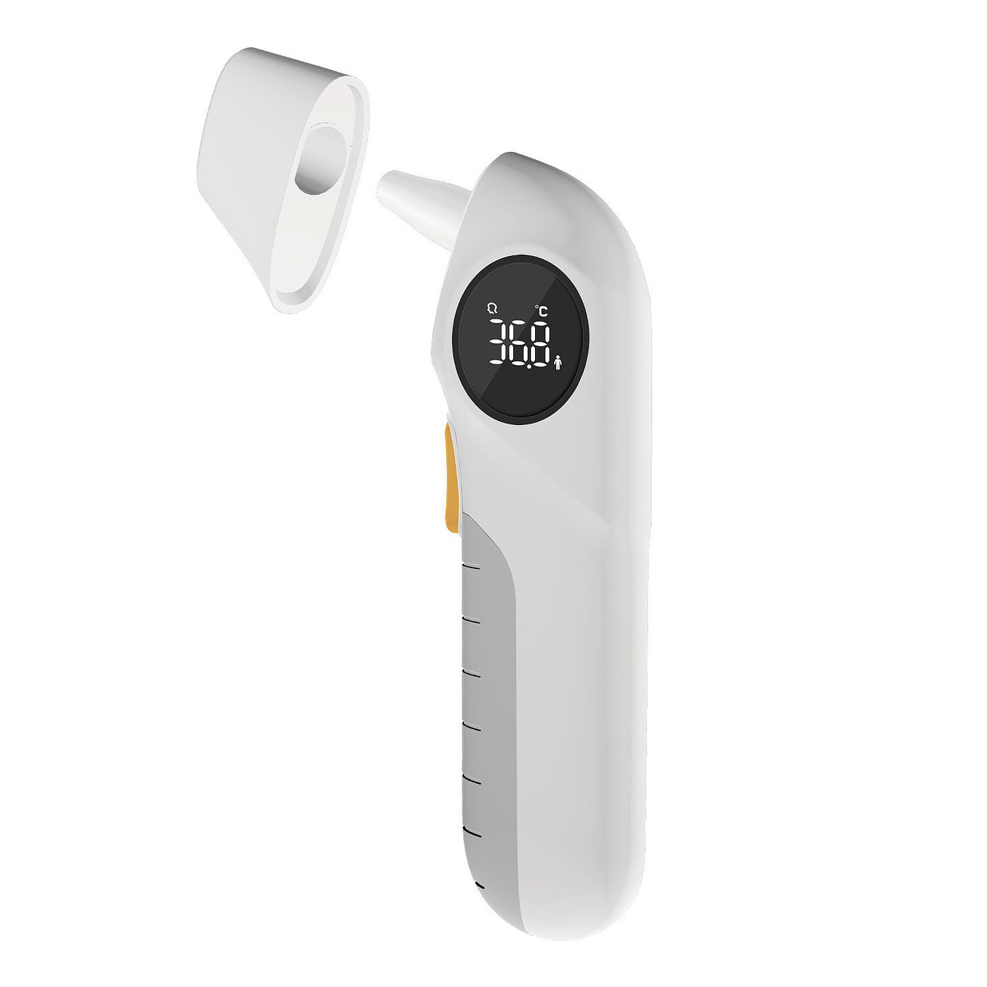2021 red dot product design award，PIGGY，infrared，thermodetector，Ear temperature gun，thermometer，