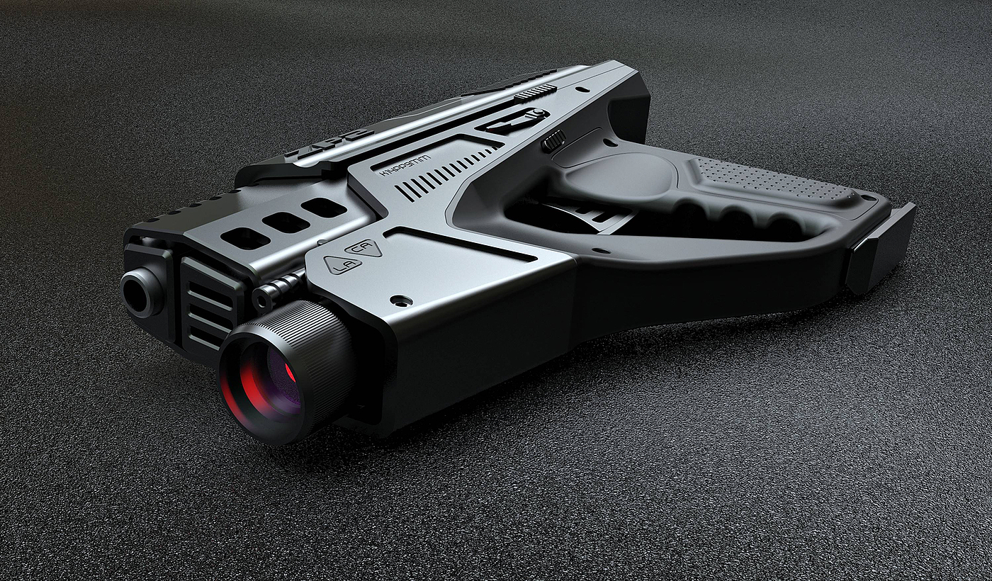 Game props，3D modeling，Rendering Design，Pistol，Assault gun，
