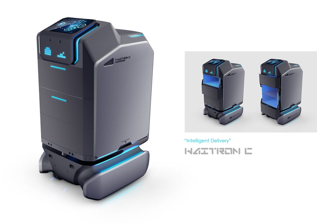2021 red dot product design award，Waitron C，robot，