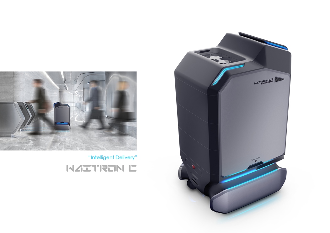 2021 red dot product design award，Waitron C，robot，
