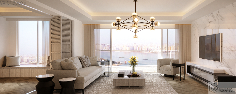 indoor，design sketch，home decoration design，a living room，restaurant，Study，kitchen，bedroom，