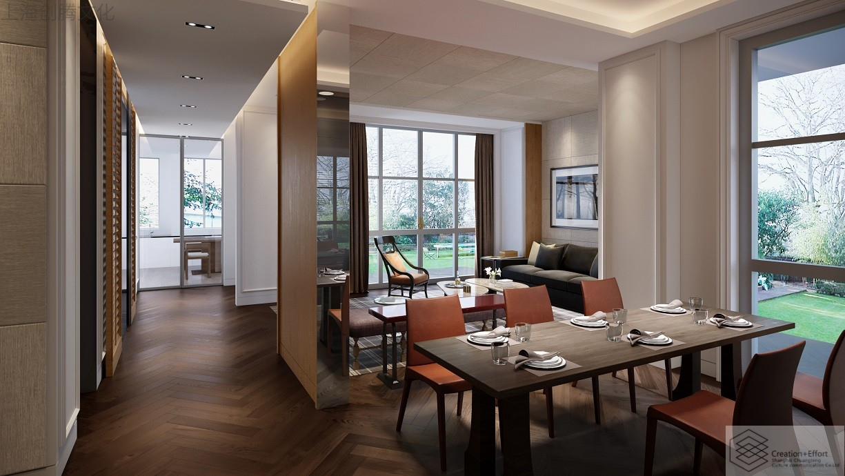 indoor，design sketch，home decoration design，a living room，restaurant，Study，kitchen，bedroom，