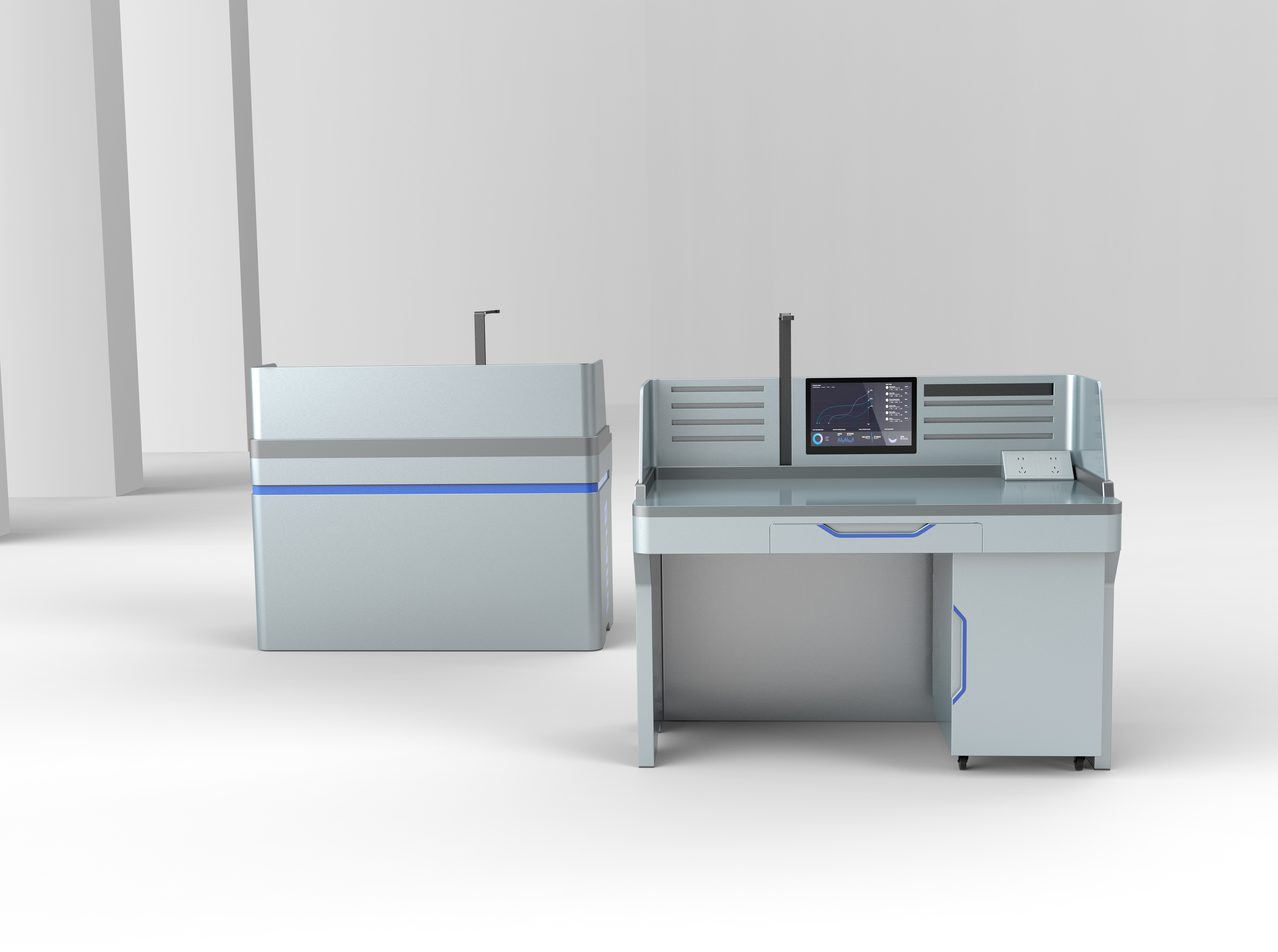 Laboratory desk, liftable，