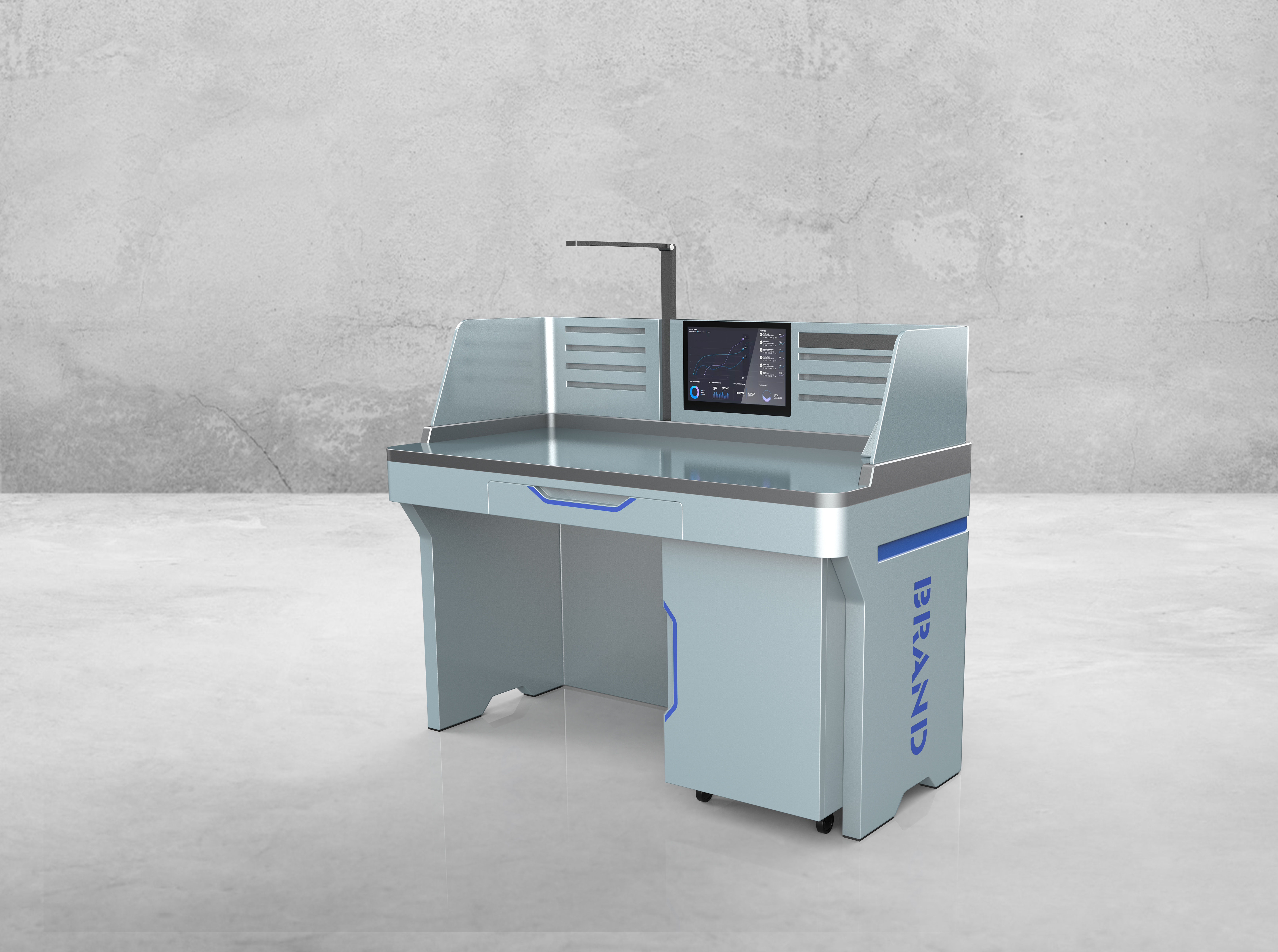 Laboratory desk, liftable，