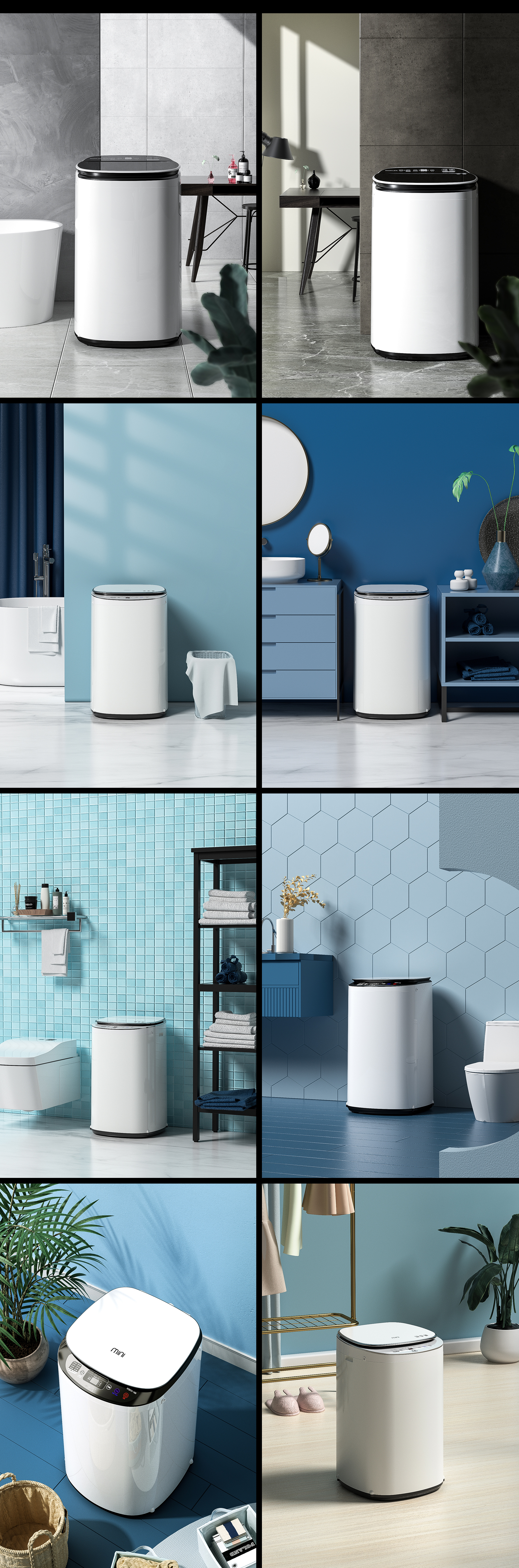 Modeling and rendering，household electrical appliances，