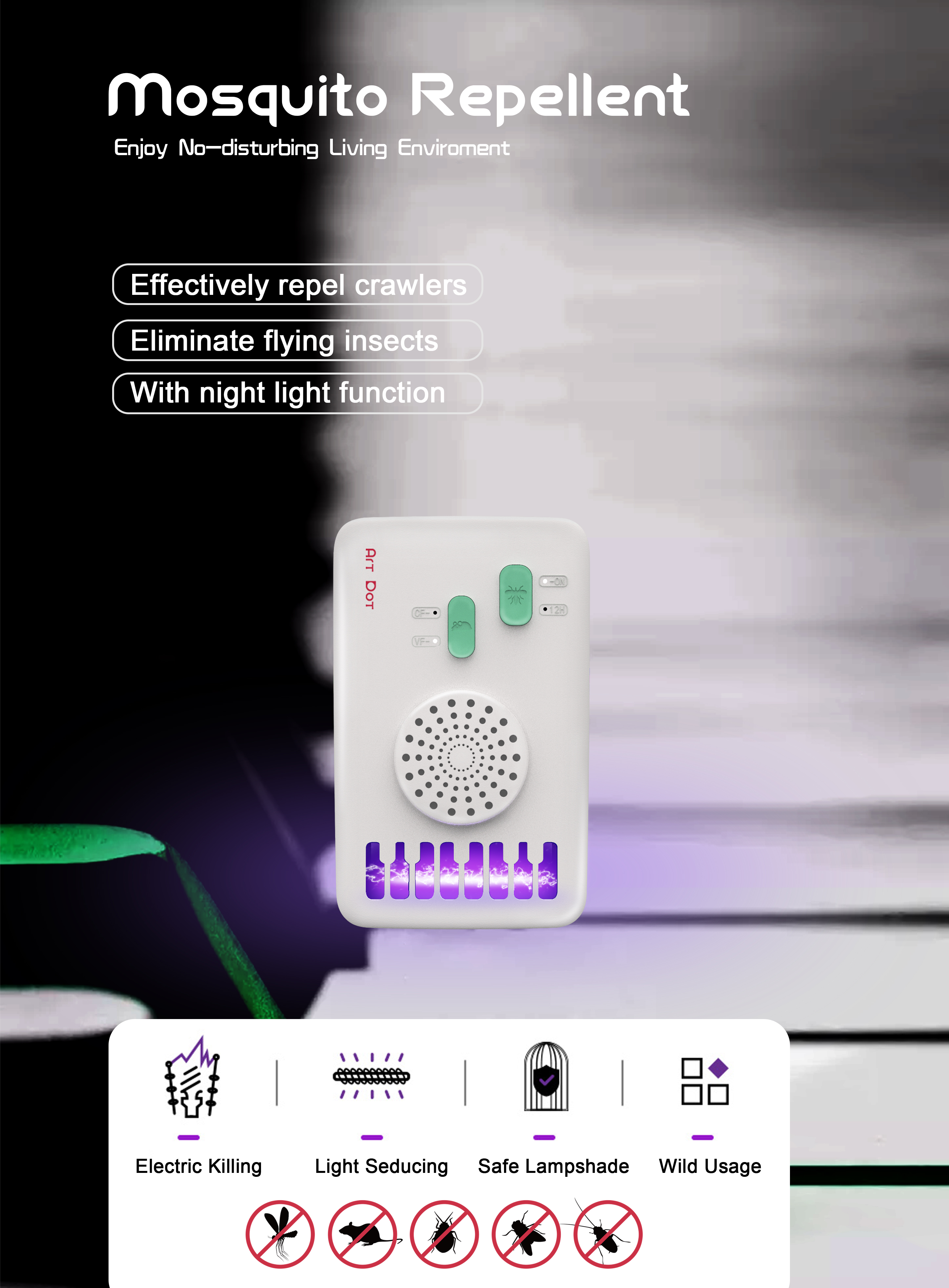 Mosquito control，Insect repellent，Household products，product design，small home appliances，Rat repellent，Insect repellent，Mosquito killing lamp，