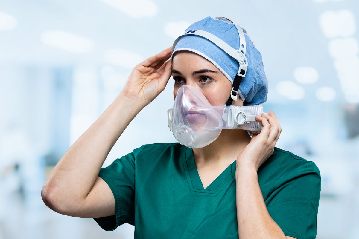 CleanSpace HALO，Rechargeable air purifying respirator，Medical supplies，2021 red dot product design award，