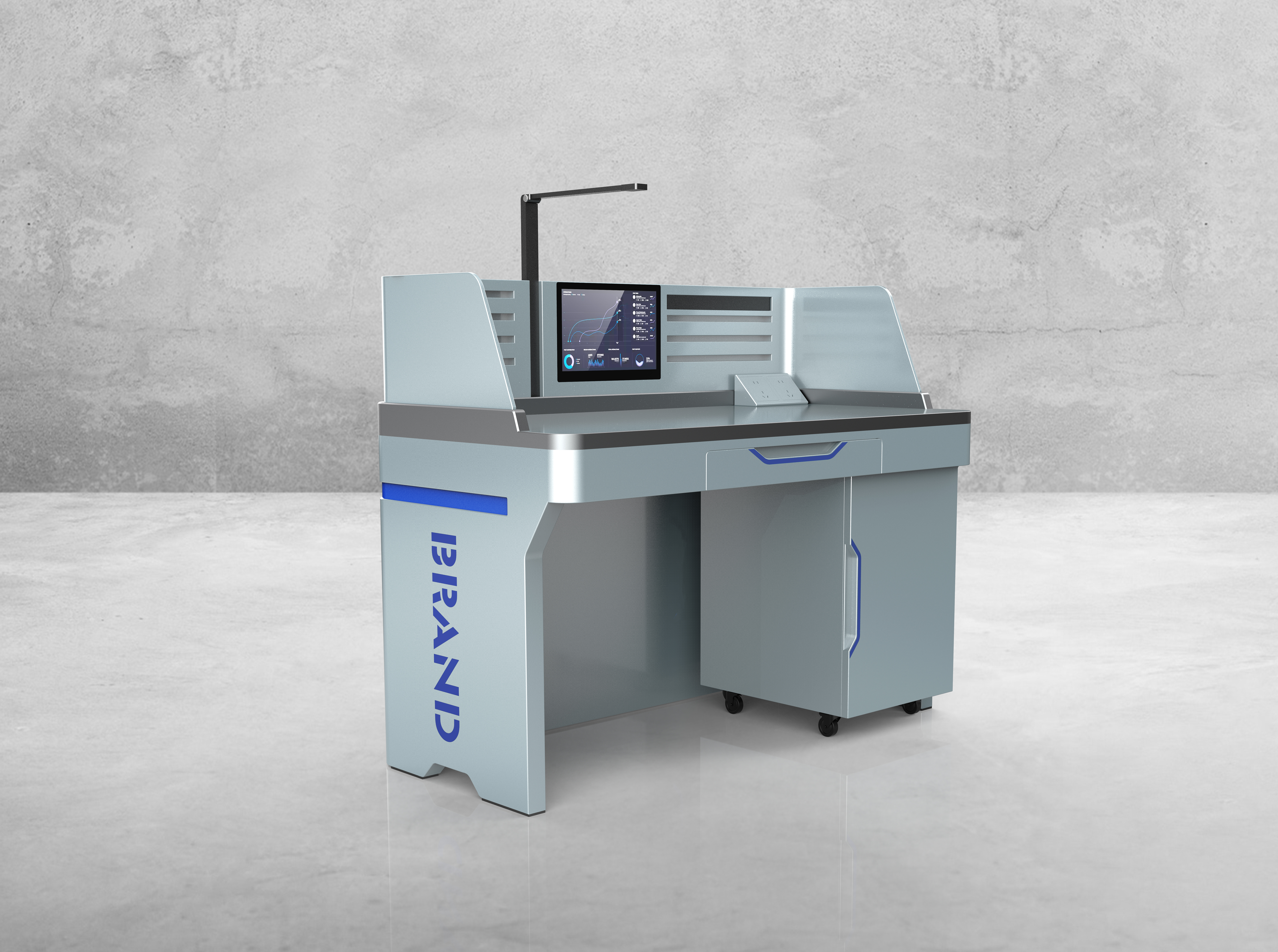 Laboratory desk, liftable，