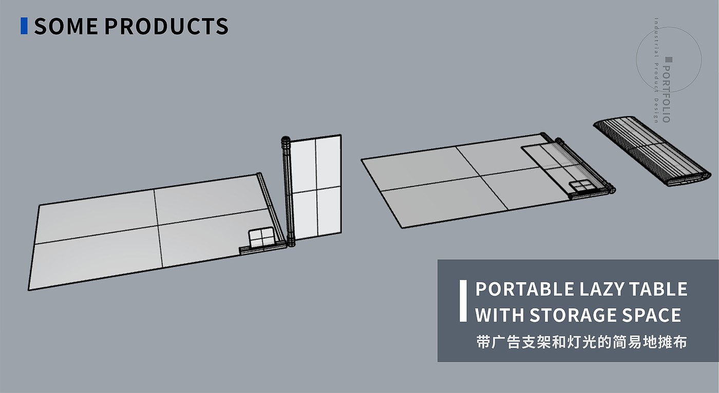 Set up a stall，