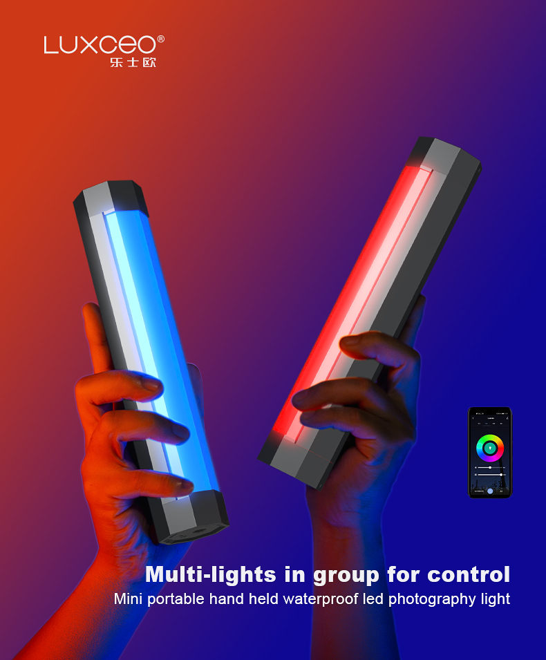 Photographic lamp，Portable lamp，Led fill light，Small portable，Photographic equipment，RGB fill light，Video light，