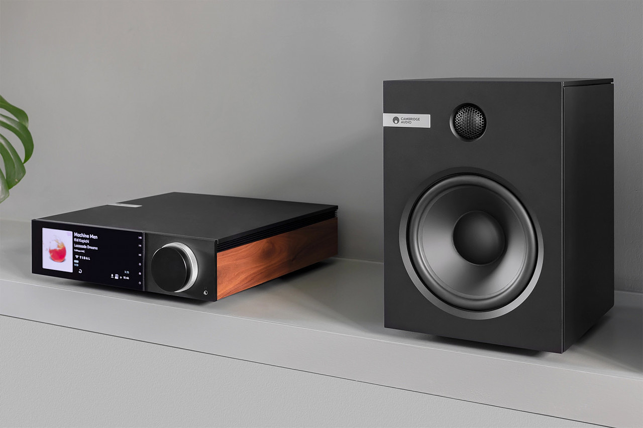 Network streaming media system，black，Smart home audio，