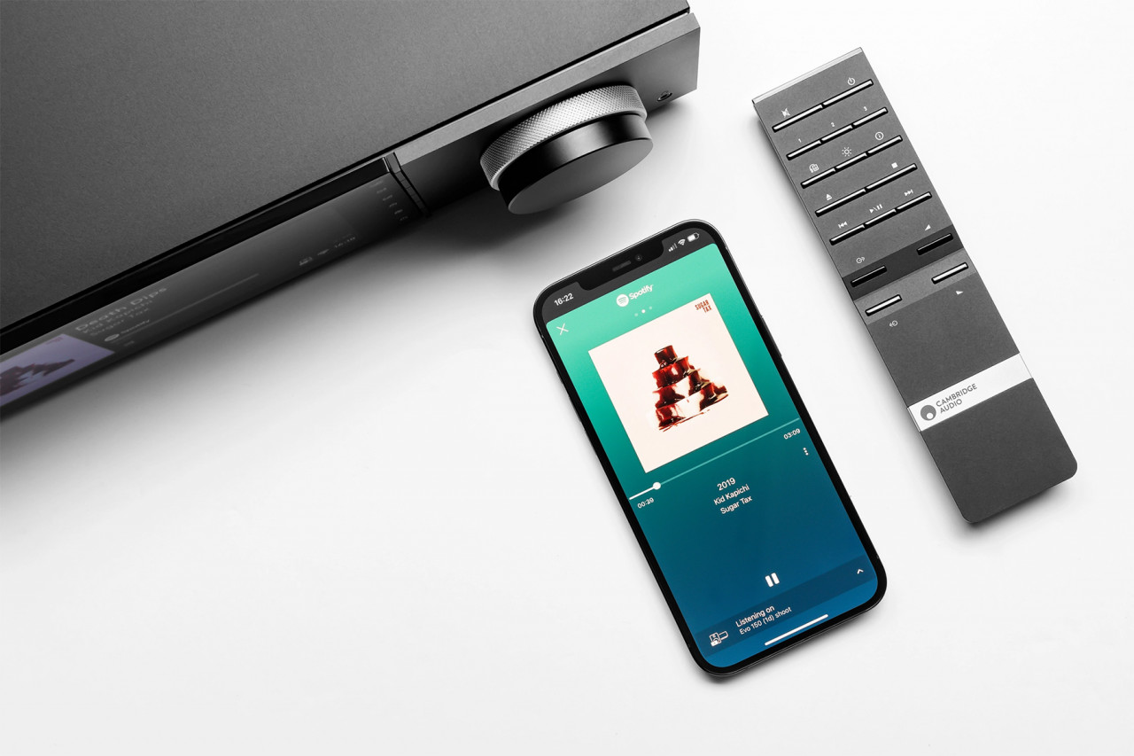 Network streaming media system，black，Smart home audio，