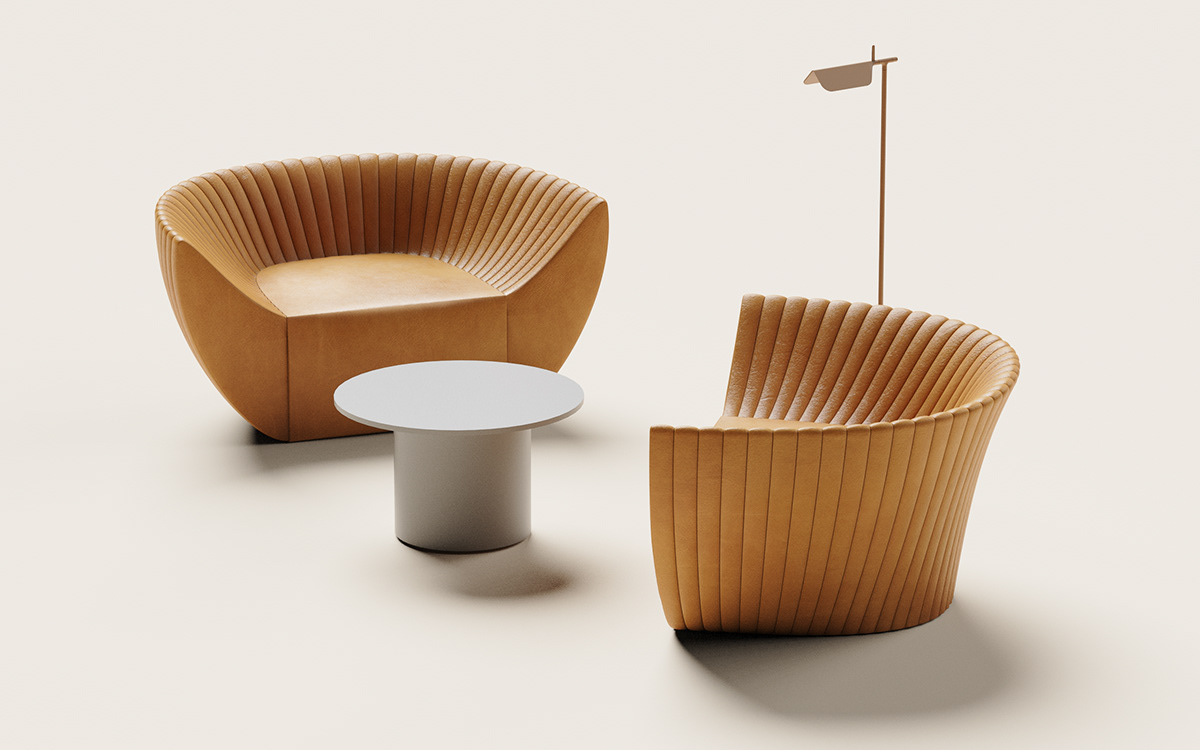 sofa，Corrugated paper，Home design，