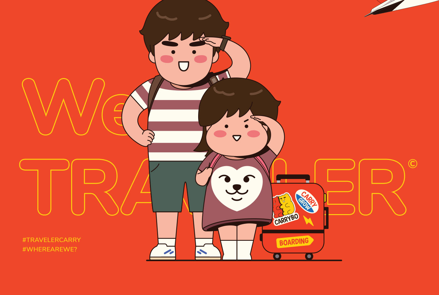 Character design，Illustration，travel，