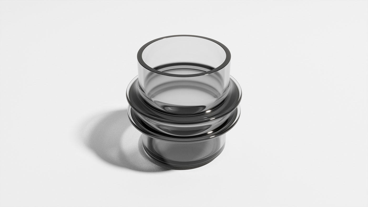 B MUG，Vessel design，Glass，