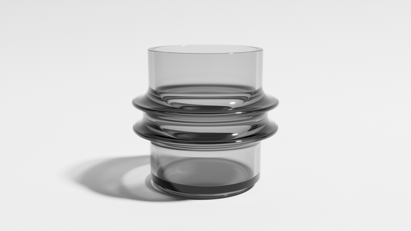 B MUG，Vessel design，Glass，