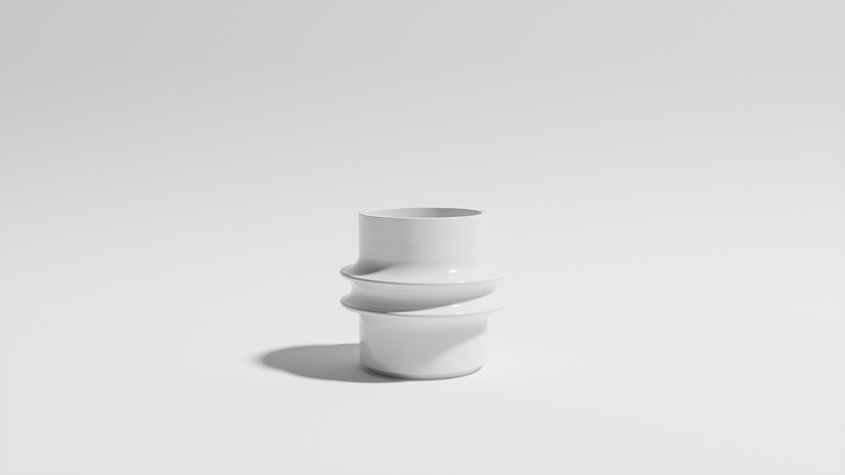 B MUG，Vessel design，Glass，