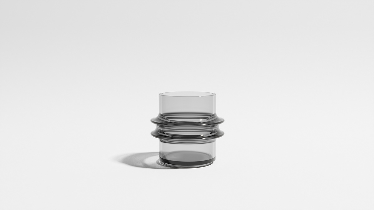 B MUG，Vessel design，Glass，