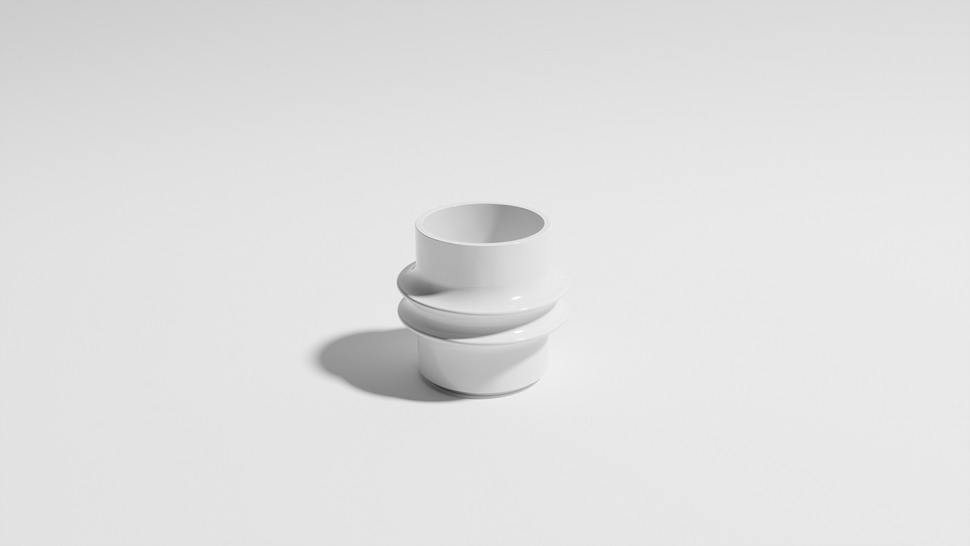 B MUG，Vessel design，Glass，