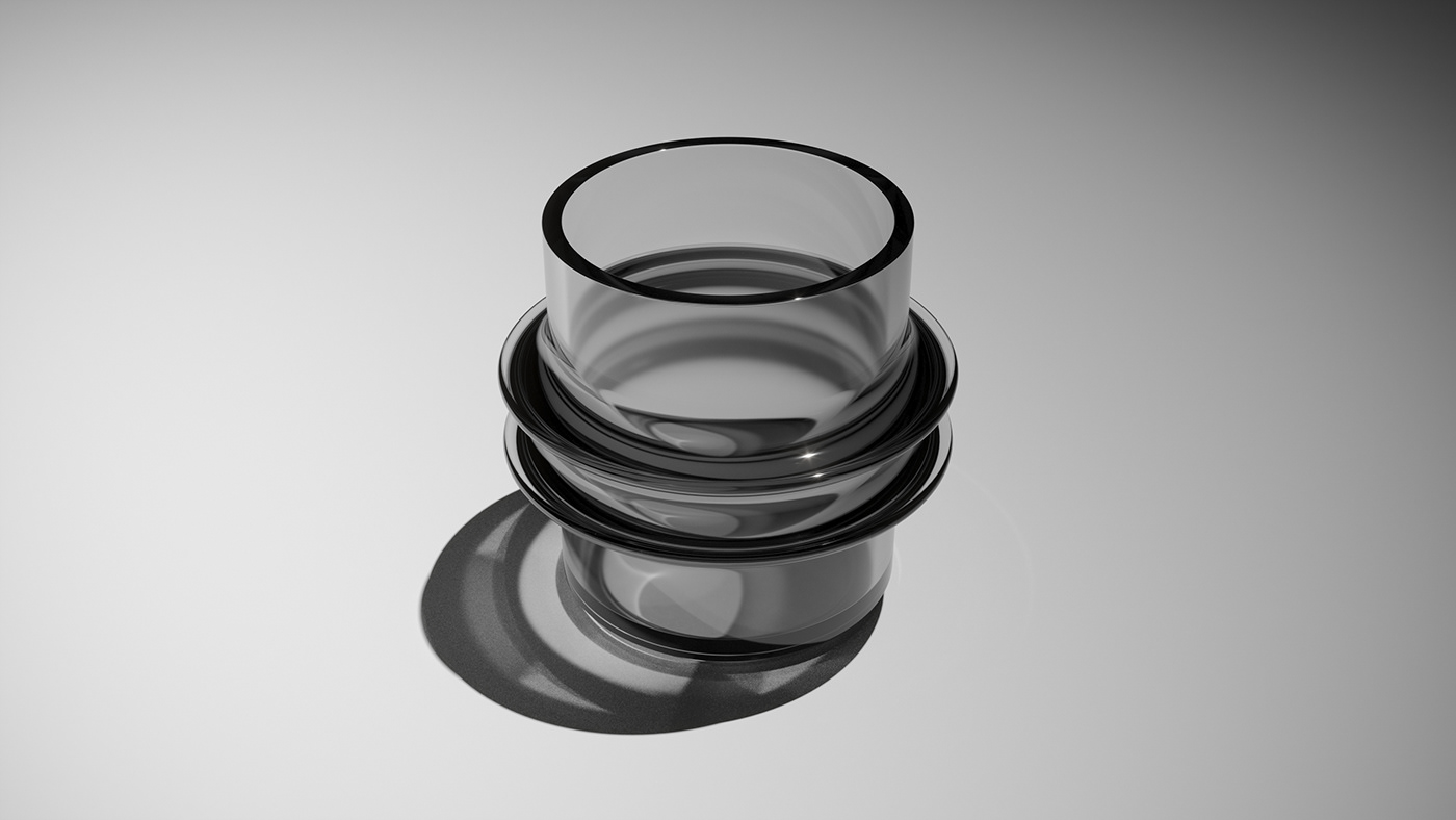 B MUG，Vessel design，Glass，