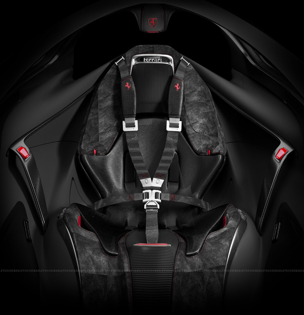 Ferrari F413，conceptual design，Electric supercar，