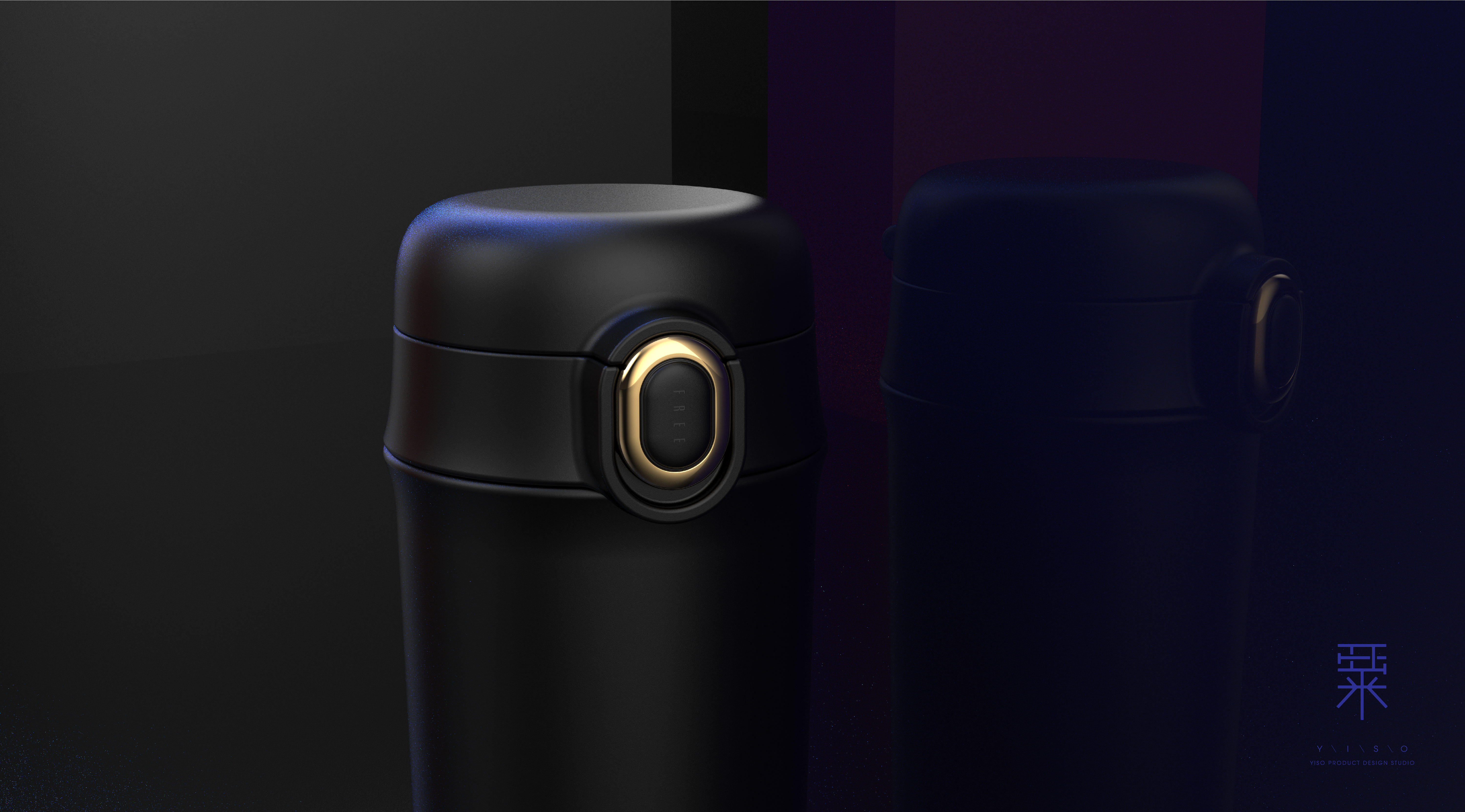 vacuum cup，flower receptacle，Bouncing cover，Double drink，fashion，Simplicity，