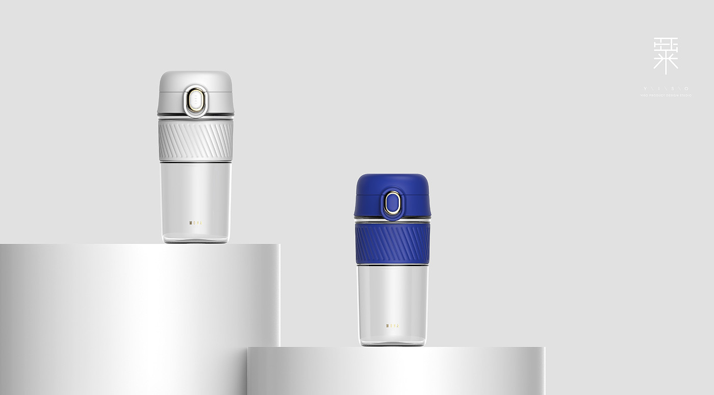 vacuum cup，flower receptacle，Bouncing cover，Double drink，fashion，Simplicity，