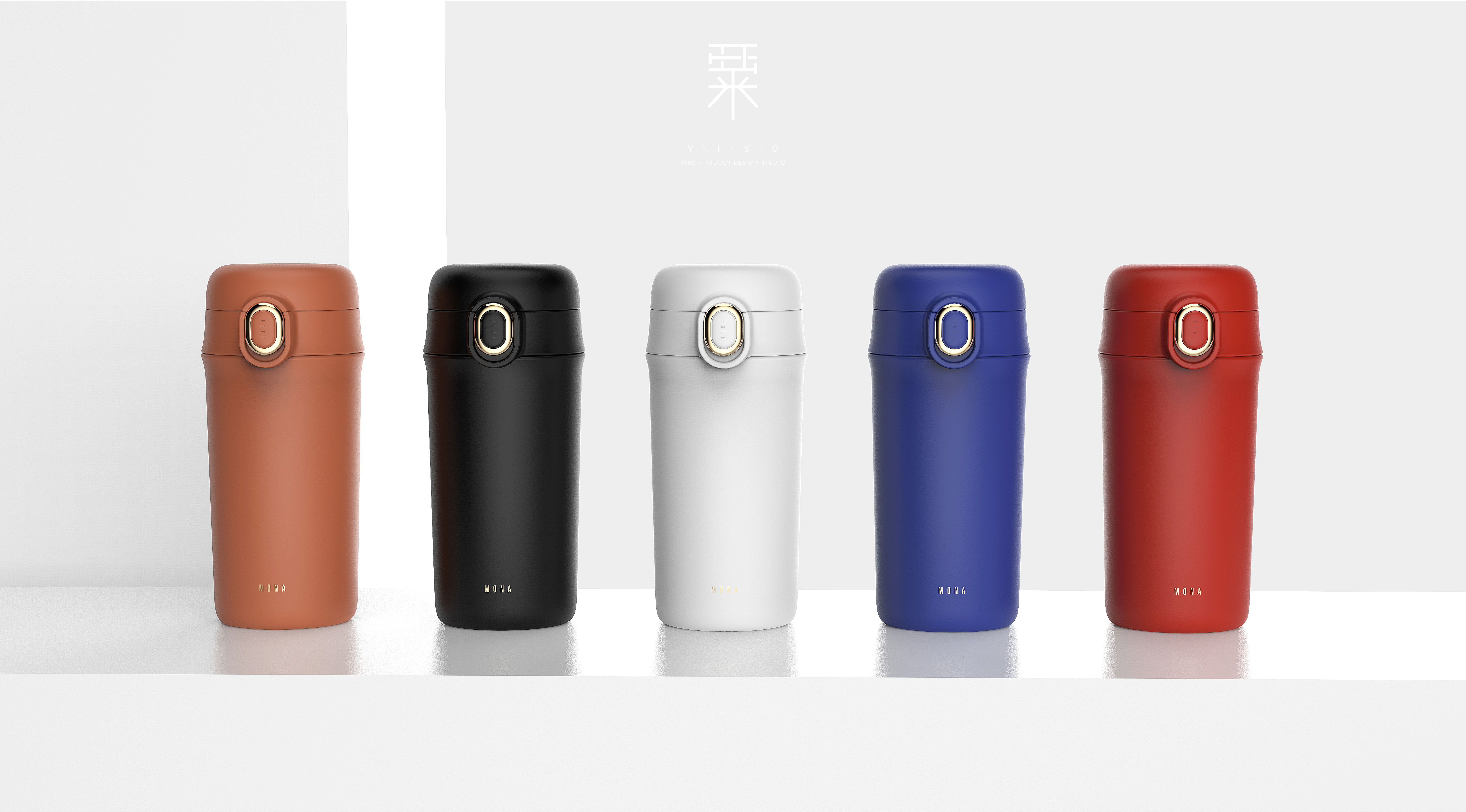 vacuum cup，flower receptacle，Bouncing cover，Double drink，fashion，Simplicity，